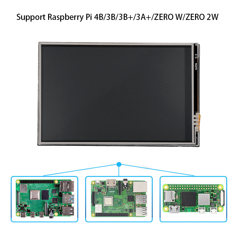 X86 Retro Gaming - 3,5-Zoll-TFT-Touchscreen für Raspberry Pi 2/3B/4B mit