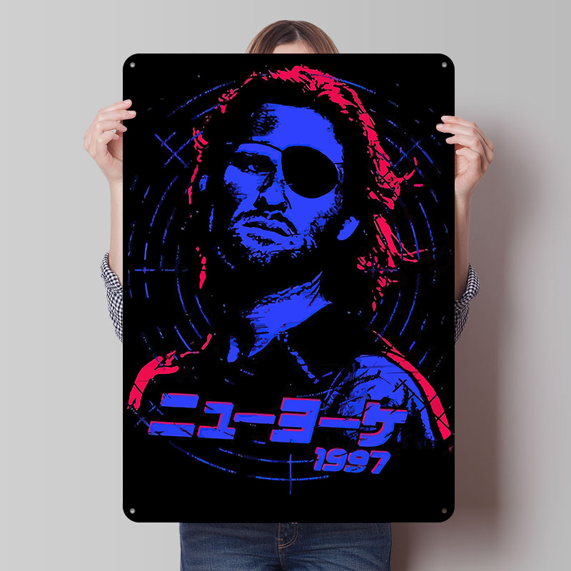 Retro Gaming York - Escape From New York Metallposter Individuelle