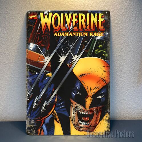 Retro Gaming Videos - Adamantium Retro-Videospiel-Metallposter – 8 x 12