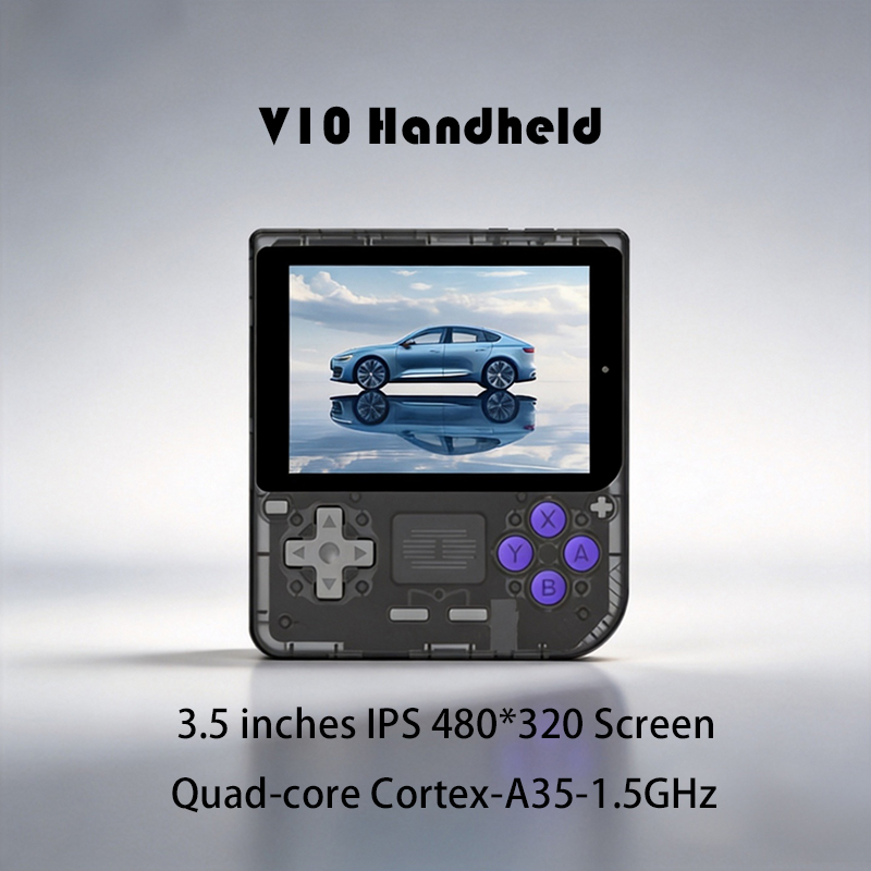 Retro Gaming Gameboy - NEUE V10 Retro-Video-Handheld-Spielkonsole 3,5 Zoll IPS