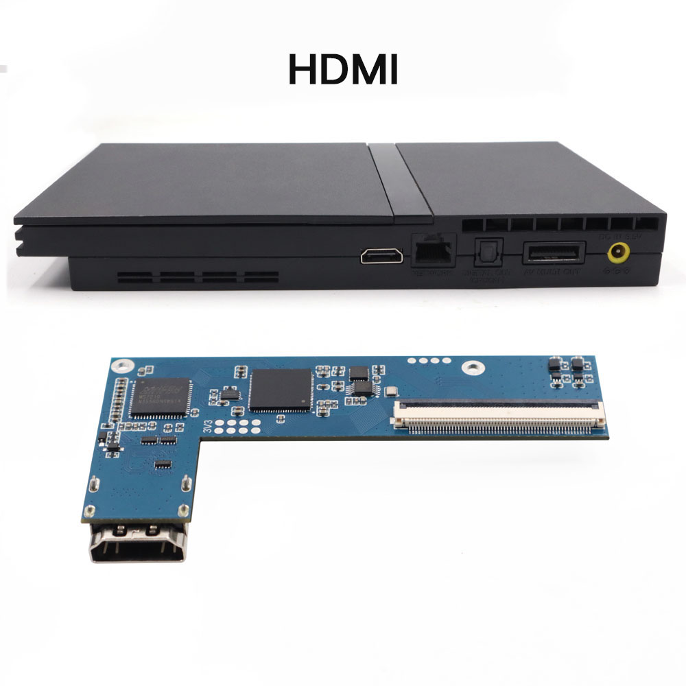 Retro Gaming Hdmi - DIY 2025 PS2 Slim zu Digital