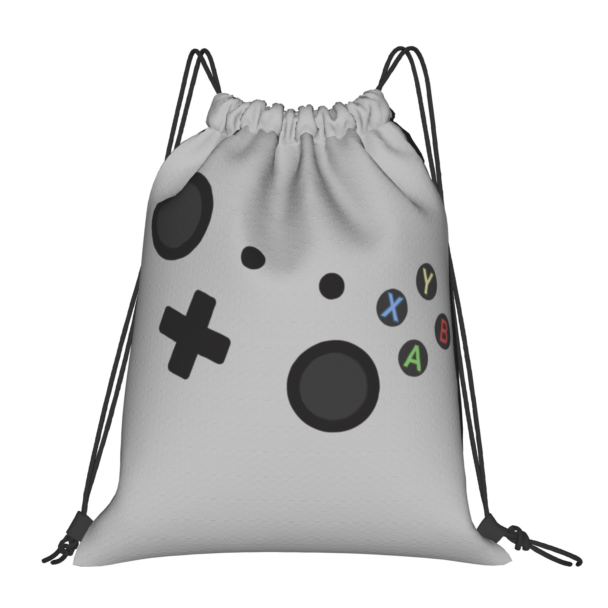 Retro Gaming Shop - Maßgefertigter Gaming-Controller-Rucksack mit Kordelzug für Männer,