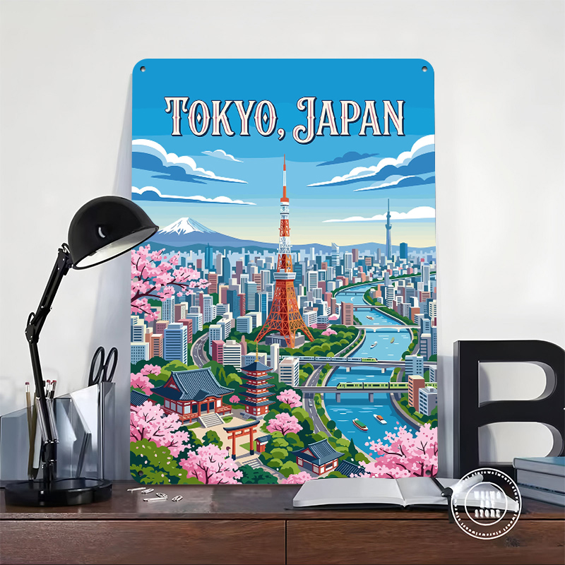 Tokyo-Stadtlandschaft mit Kirs – Retro Gaming Tokyo Bewertung und Preis
