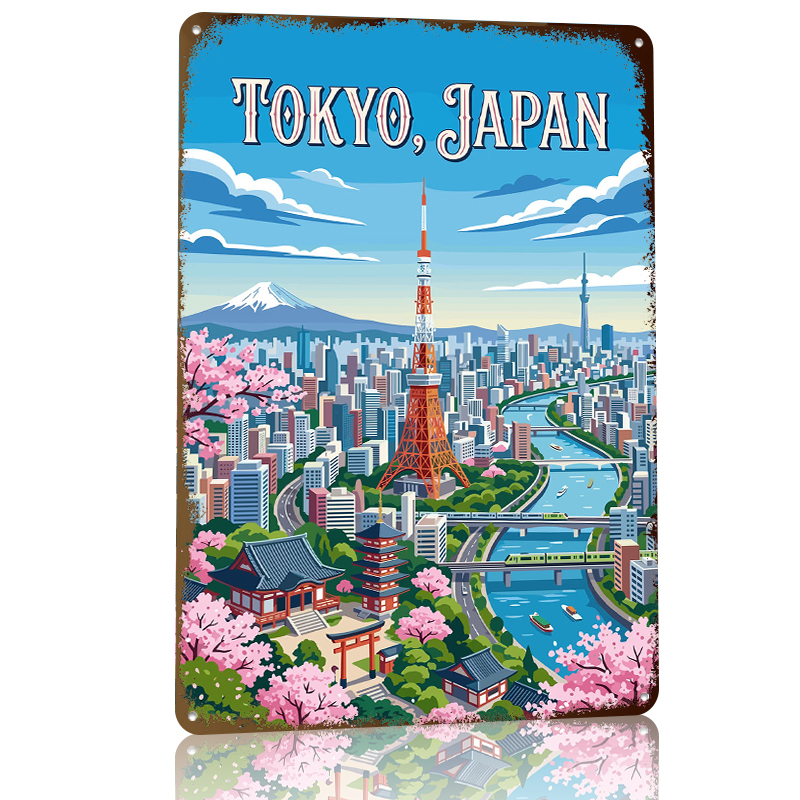 Tokyo-Stadtlandschaft mit Kirs – Retro Gaming Tokyo Bewertung und Preis