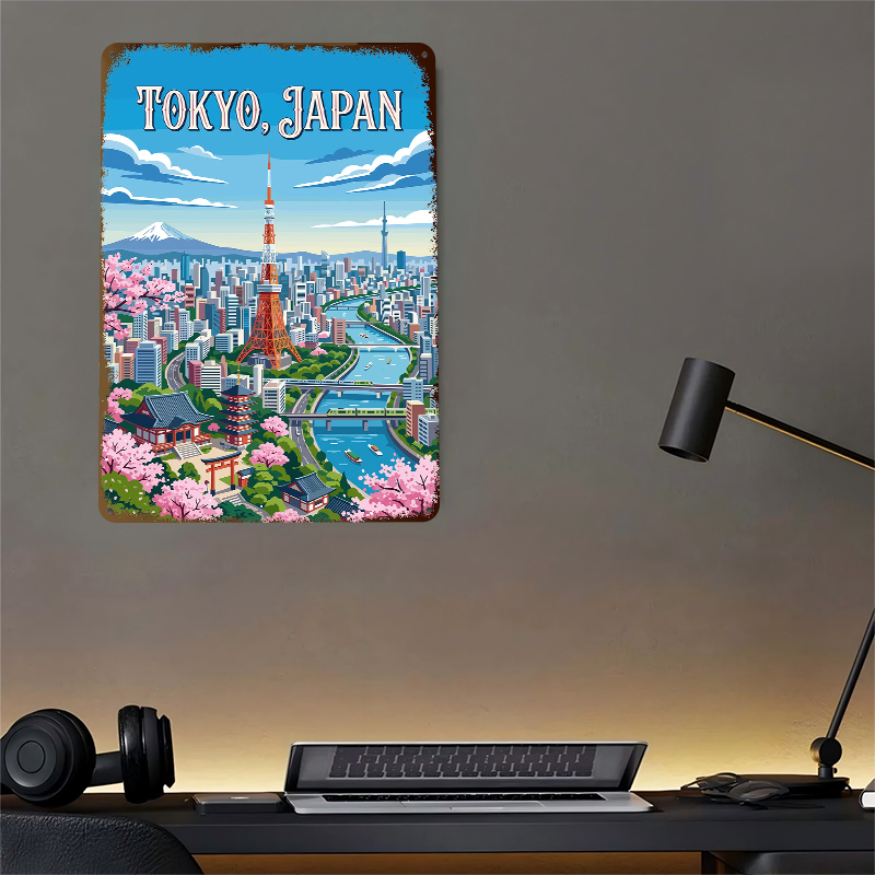 Tokyo-Stadtlandschaft mit Kirs – Retro Gaming Tokyo Bewertung und Preis