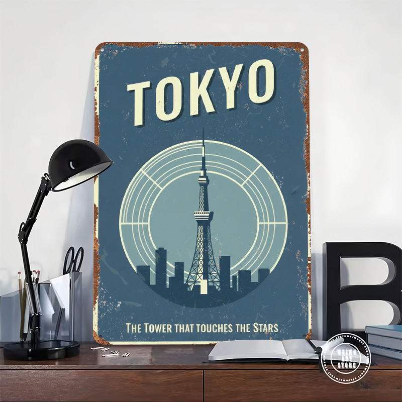 Tokyo Tower Vintage Reise-Post – Retro Gaming Tokyo Bewertung und Preis