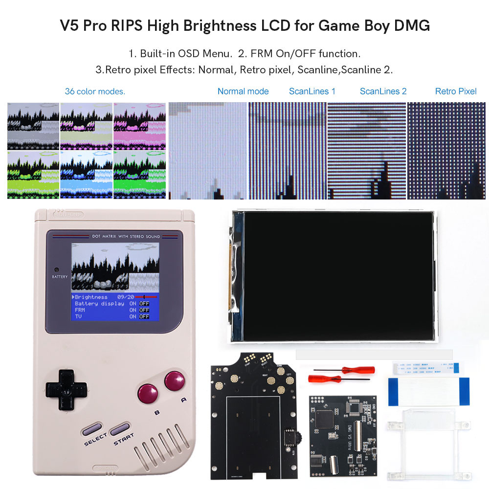 HISPEEDIDO Für GB Dmg V5 Pro 3 – Retro Gaming Gameboy Bewertung und Preis