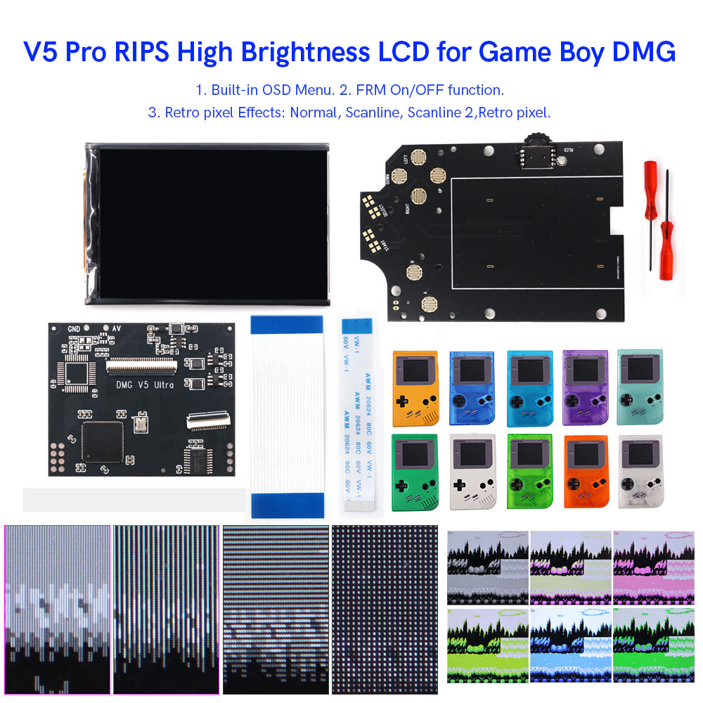HISPEEDIDO Für GB Dmg V5 Pro 3 – Retro Gaming Gameboy Bewertung und Preis