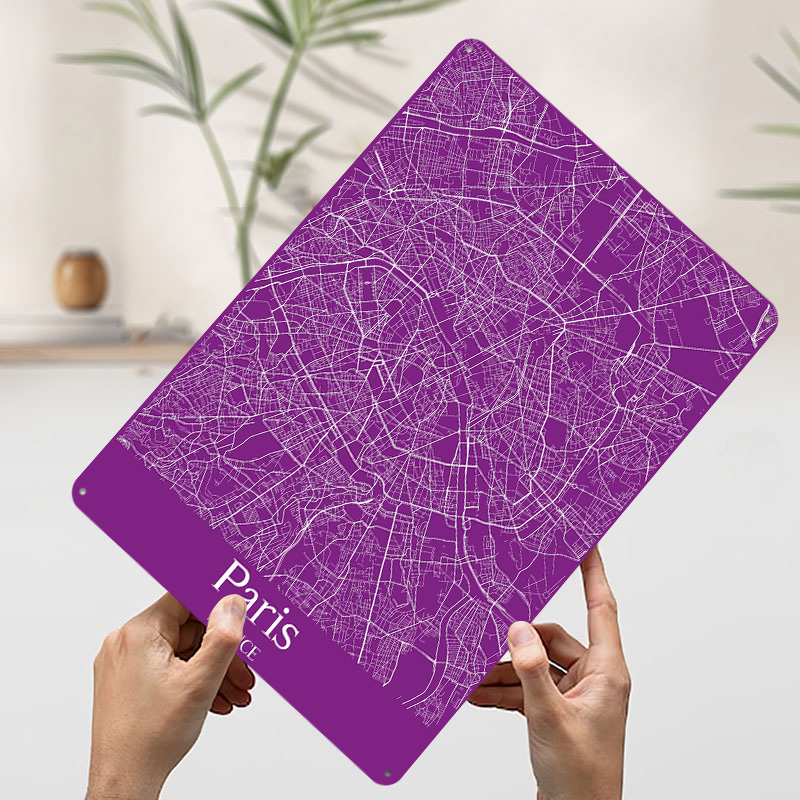 Paris Stadtplan Gedrucktes Pos – Retro Gaming Paris Bewertung und Preis