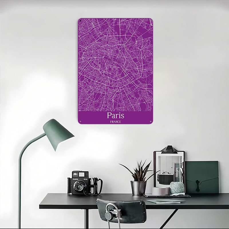 Paris Stadtplan Gedrucktes Pos – Retro Gaming Paris Bewertung und Preis