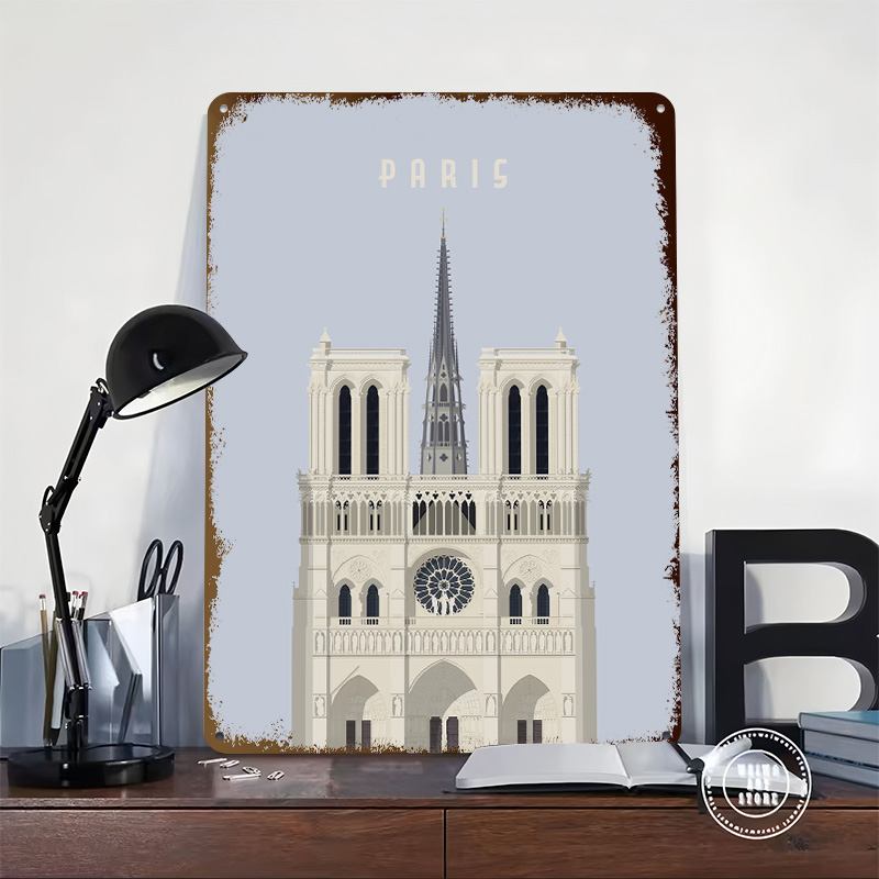 Paris Reise-Blechposter, indiv – Retro Gaming Paris Bewertung und Preis