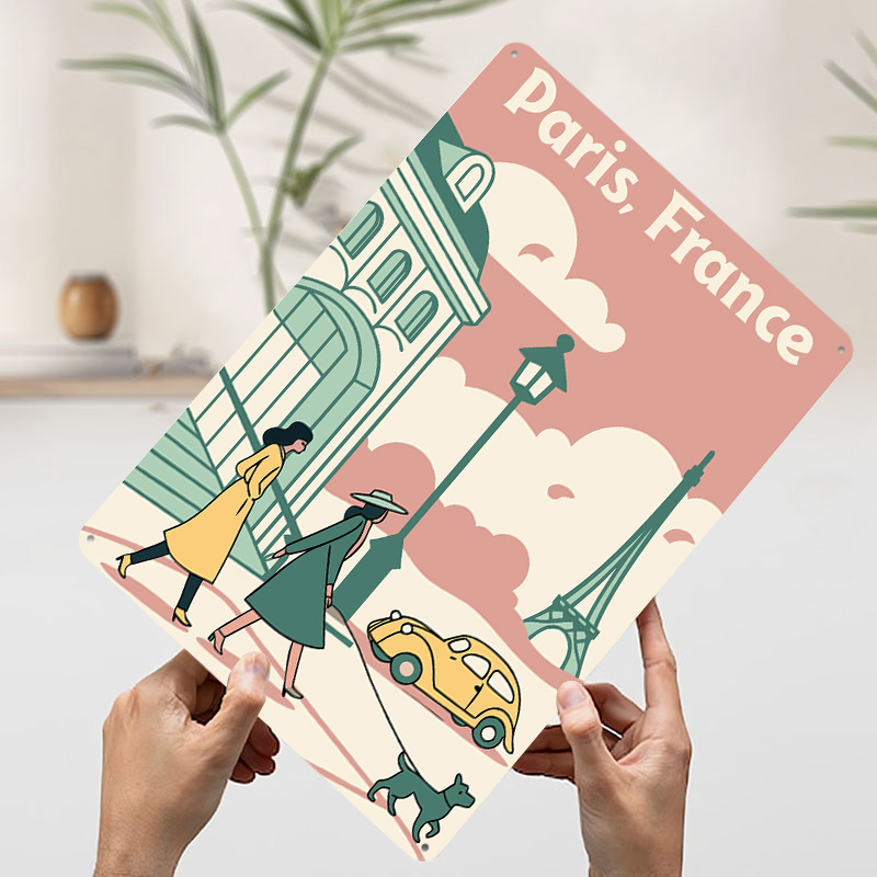 Paris Frankreich Reise-Poster, – Retro Gaming Paris Bewertung und Preis