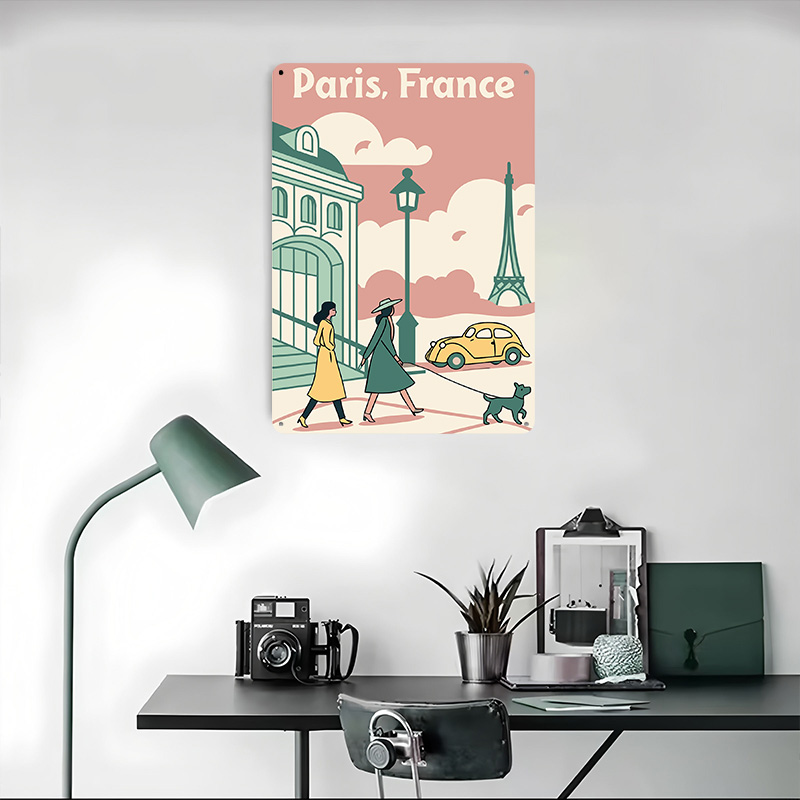 Paris Frankreich Reise-Poster, – Retro Gaming Paris Bewertung und Preis