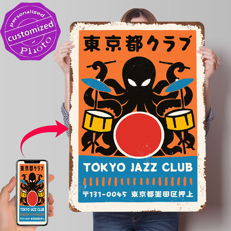 Tokyo Jazz Club Metallposter,  – Retro Gaming Tokyo Bewertung und Preis